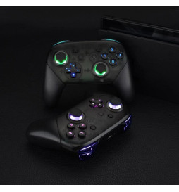 Multi Color LED RGB Light Up Kit For Nintendo Switch Pro Controller Easy Install