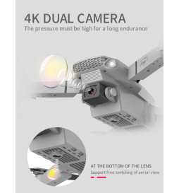 E88 Pro Drone WIFI Toy Quadcopter Foldable HD 4K Ultra Wide Angle Dual Camera RC