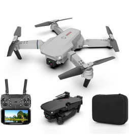 E88 Pro 2023 New Mini Drones w/ Dual Camera WIFI HD 4K Drone Quadcopter Toys RC