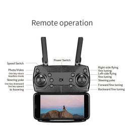 E88 Pro 2023 New Mini Drones w/ Dual Camera WIFI HD 4K Drone Quadcopter Toys RC