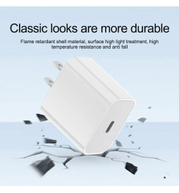 Fast Charger Cord USB-C Power Adapter PD 20W For iPhone 14 13 12 11 Pro Max iPad