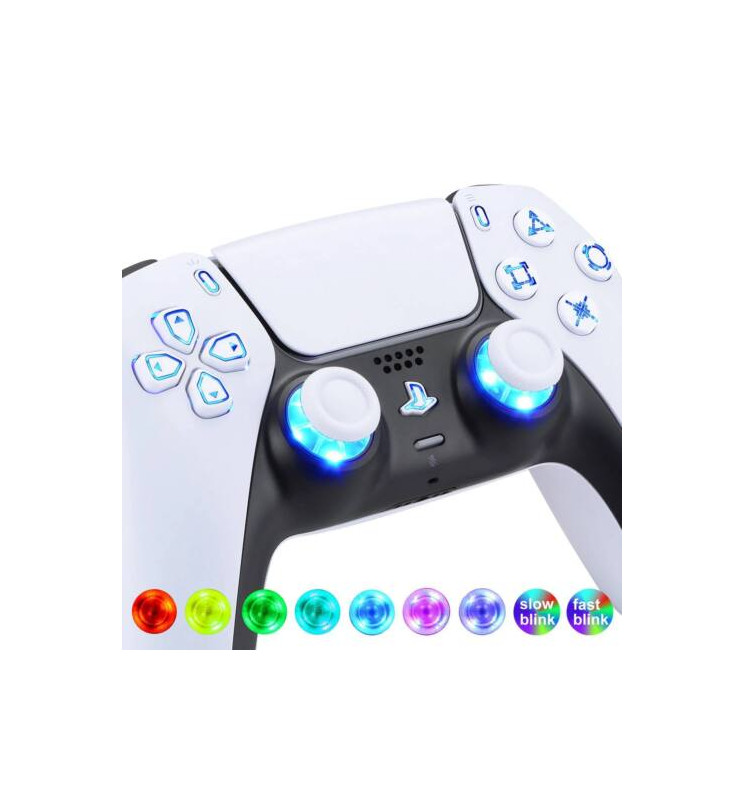 LED RGB Light Up Letter DIY Kit for PS5 Compatible with PlayStation 5 Controller
