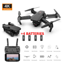 E88 Pro 2023 New Mini Drones w/ Dual Camera WIFI HD 4K Drone Quadcopter Toys RC