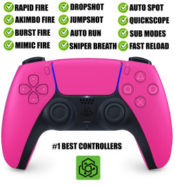 Purple Silent Modz New Rapid Fire Mod Wireless Modded Controller for PS5